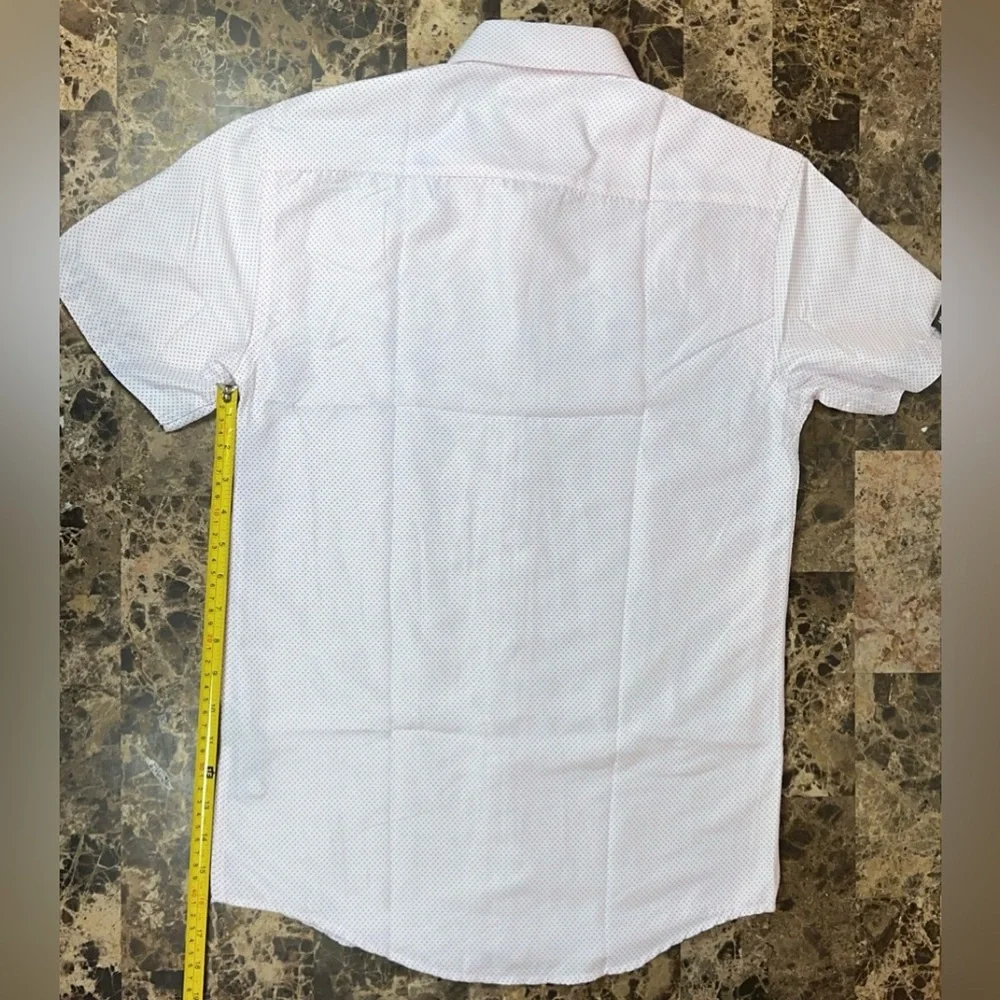 Nine West Mens Wear Dress Shirt Button Slim Fit Wrinkle Free Moisture Wicking - Picture 13 of 17